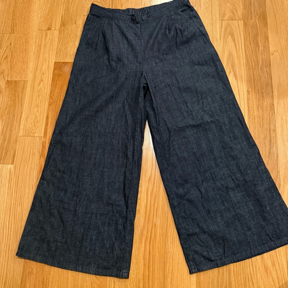 NWT Wide-Leg Denim Pants, AG‎ Adriano goldschmied